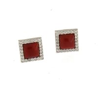 Orecchini Soranzo Bijoux Donna in Argento Corallo PIS10389096 - PIS10389096